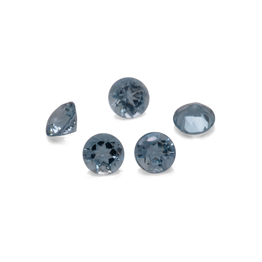 Aquamarin - A, rund, 2,75x2,75 mm, 0,06-0,07 ct, Nr. A99016