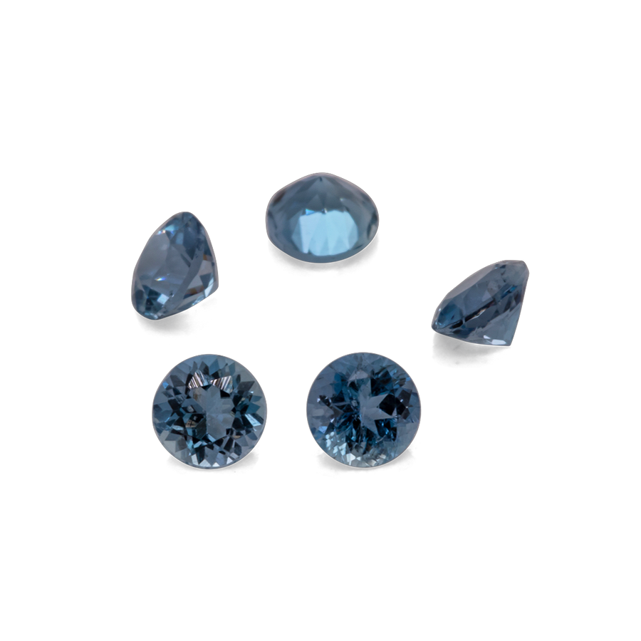 Aquamarin - AAA, rund, 2.5x2.5 mm, 0.04-0.06 ct, Nr. A99017