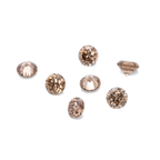 Diamond - brown, round, 1.7x1.7 mm, 0.02 ct, No. D11045