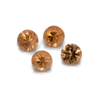 Mandarin Granat - orange, rund, 2.5x2.5 mm, 0.079-0.094 ct, Nr. MG36003