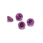 Royal Purple Garnet - lila, rund, 2.4x2.4 mm, 0.064-0.075 ct, Nr. RP63001