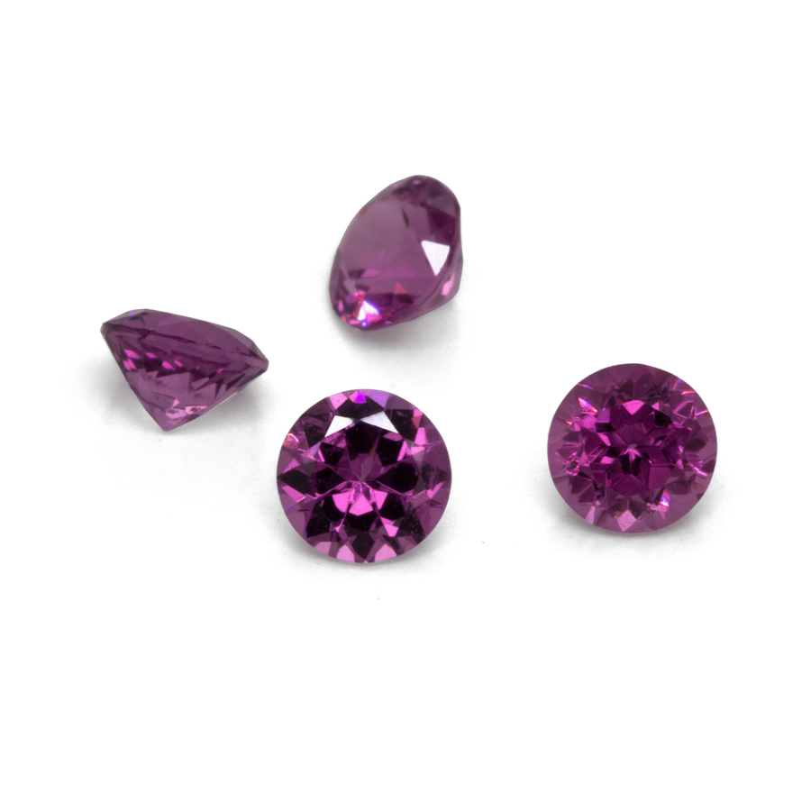 Royal Purple Garnet - lila, rund, 2.5x2.5 mm, 0,07-0,08 ct, Nr. RP62001