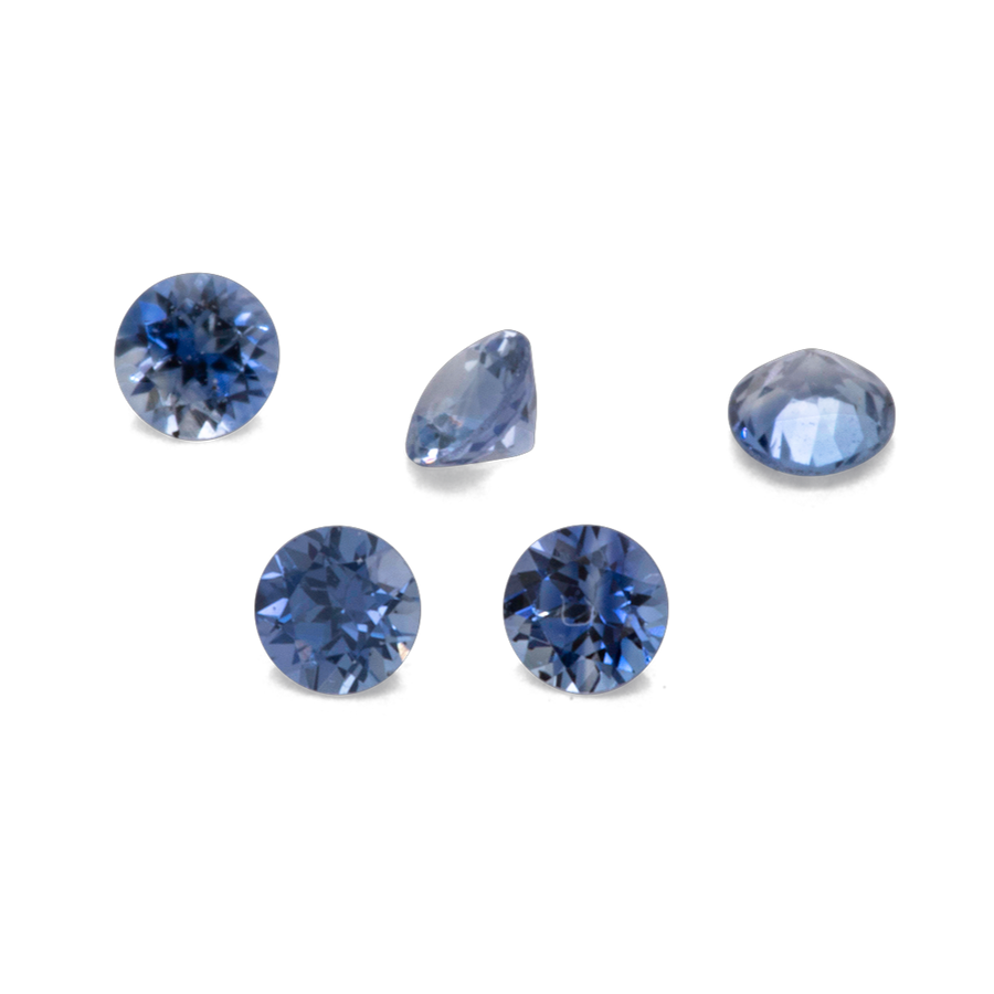 Saphir - blau, rund, 1.5x1.5 mm, 0.016 ct, Nr. XSR11144