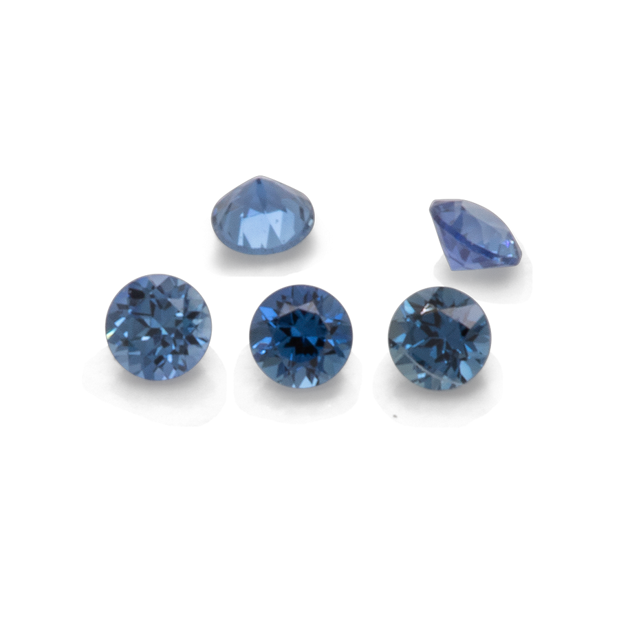 Saphir - blau, rund, 1x1 mm, 0.005 ct, Nr. XSR11107