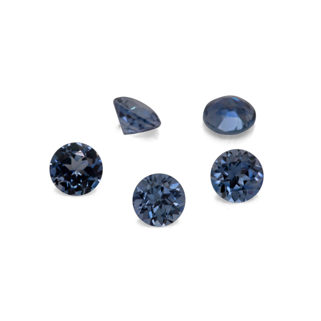 Saphir - blau, rund, 2x2 mm, 0.04 ct, Nr. XSR11133