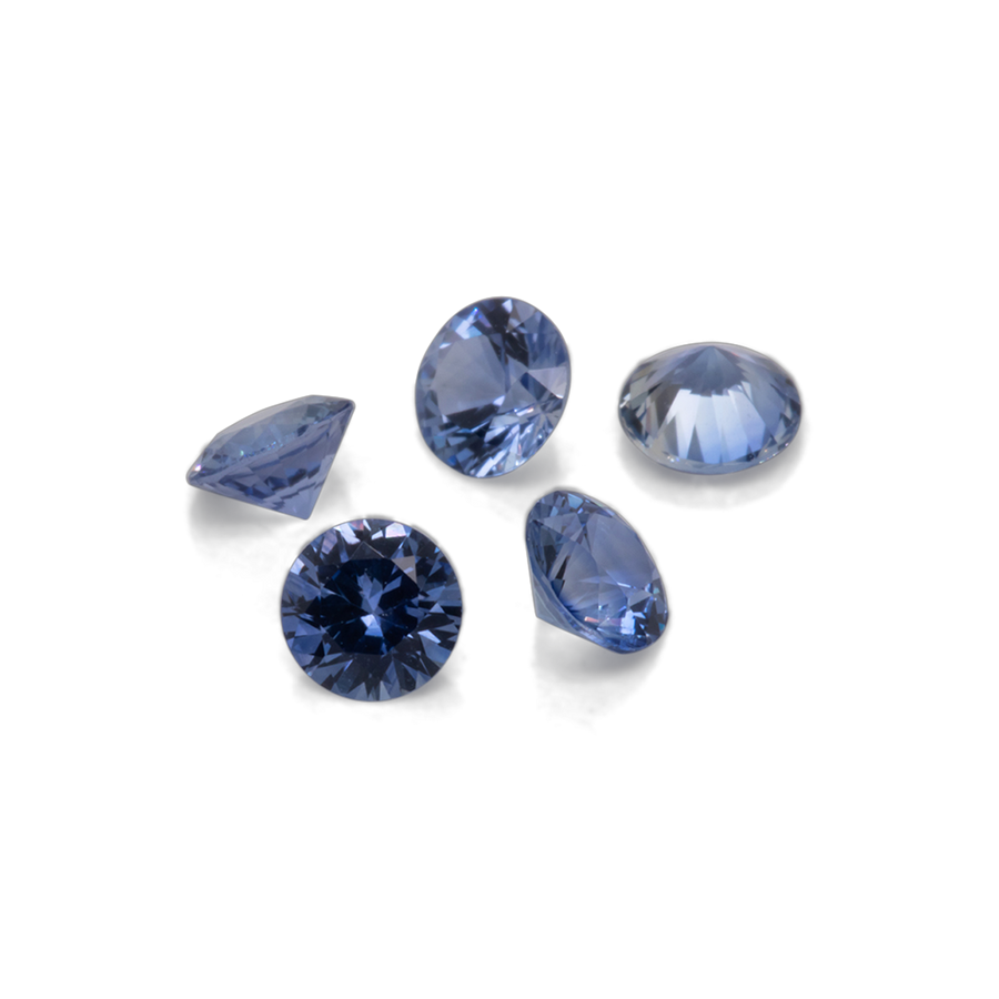 Saphir - blau, rund, 3.6x3.6 mm, 0.20-0.23 ct, Nr. XSR11231