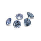 Sapphire - blue, round, 3.2x3.2 mm, 0.11-0.14 ct, No. XSR11233