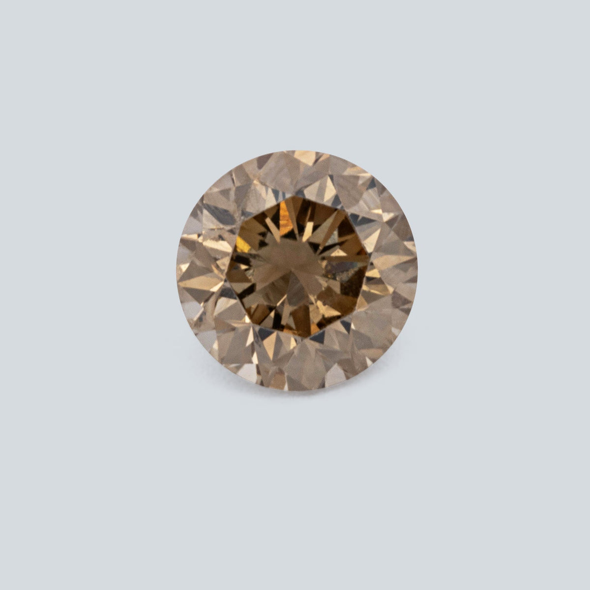 Diamant - champagner, rund, 2.4x2.4 mm, 0.055 ct, Nr. D11108