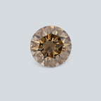 Diamant - champagner, rund, 2.5x2.5 mm, 0.06 ct, Nr. D11109
