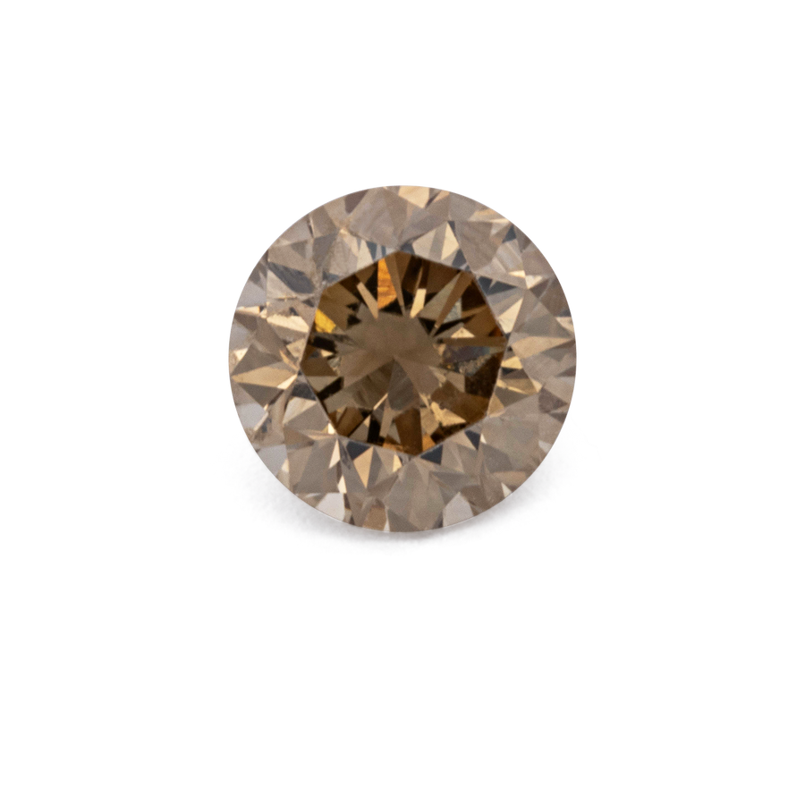 Diamant - champagner, rund, 2.7x2.7 mm, 0.75 ct, Nr. D11111