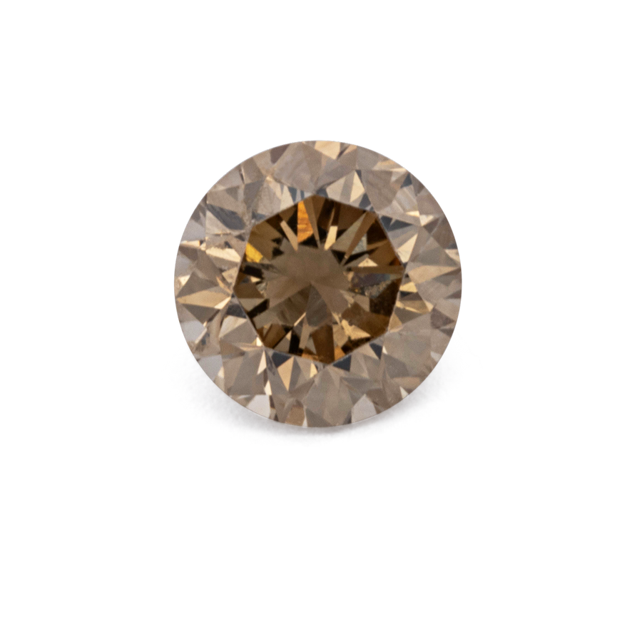 Diamant - champagner, rund, 2.5x2.5 mm, 0.06 ct, Nr. D11109