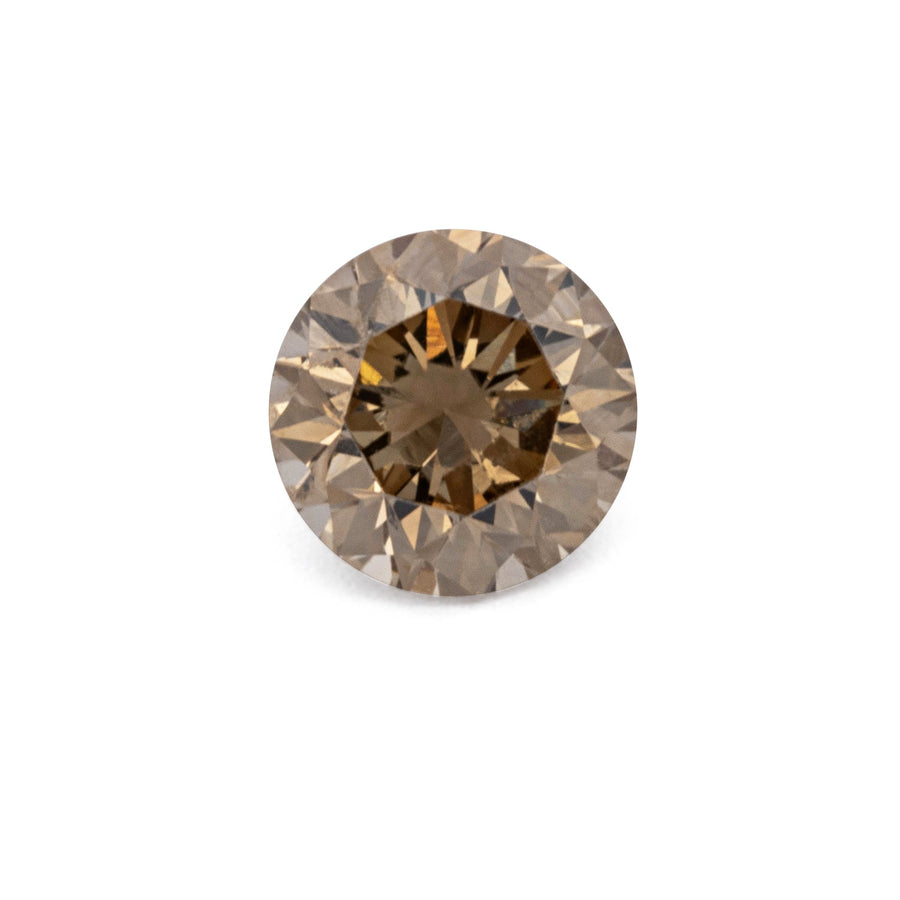 Diamant - champagner, rund, 2.6x2.6 mm, 0.65 ct, Nr. D11110