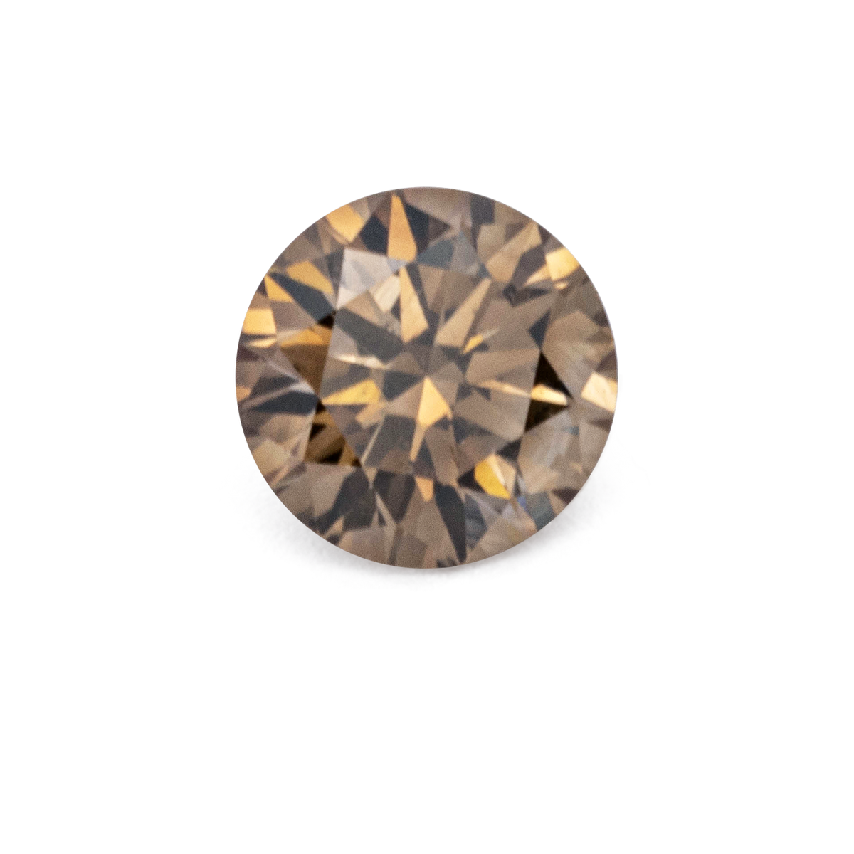 Diamant - champagner, rund, 2.3x2.3 mm, 0.05 ct, Nr. D11107