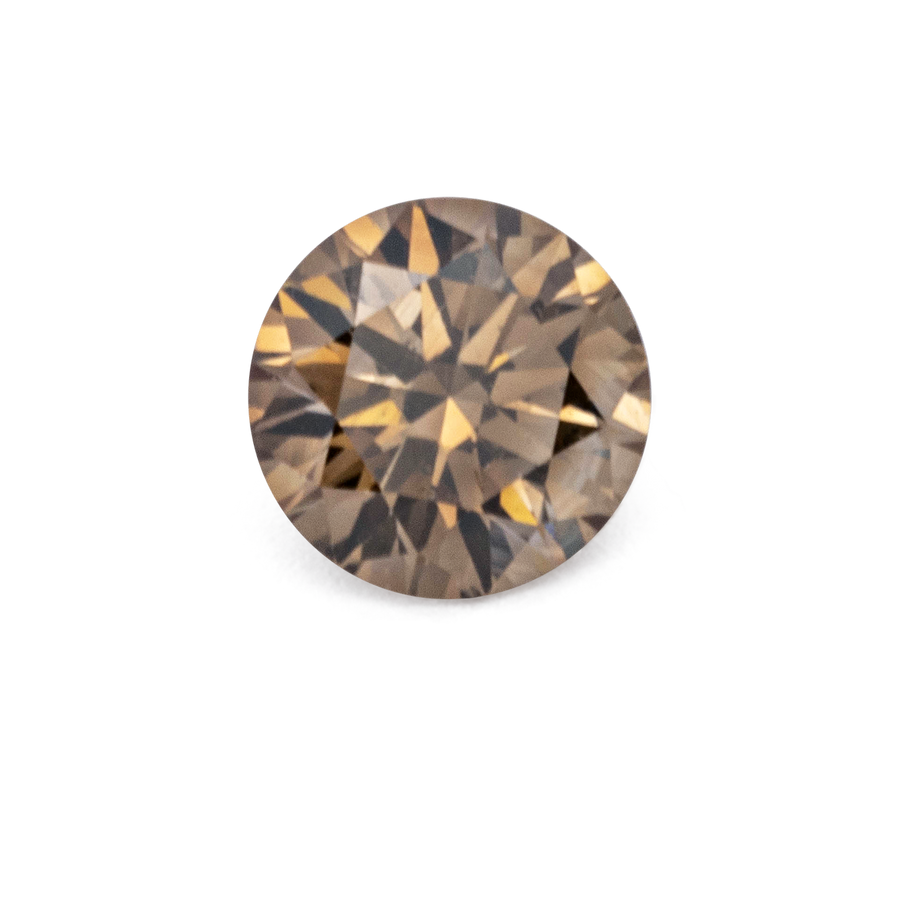 Diamant - champagner, rund, 2.1x2.1 mm, 0.035 ct, Nr. D11105