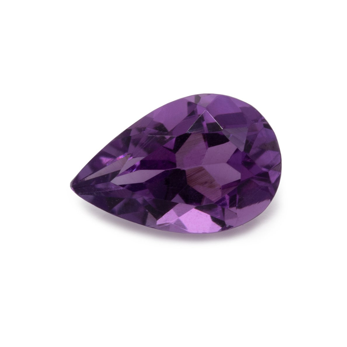 Amethyst - purple, pear, 6x4 mm, 0.38 ct, No. AMY13001