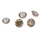 Diamond - champagne, round, 1.6x1.6 mm, 0.015 ct, No. D11100