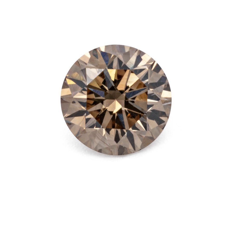 Diamant - champagner, rund, 4.4x4.39 mm, 0.3 ct, Nr. D11117