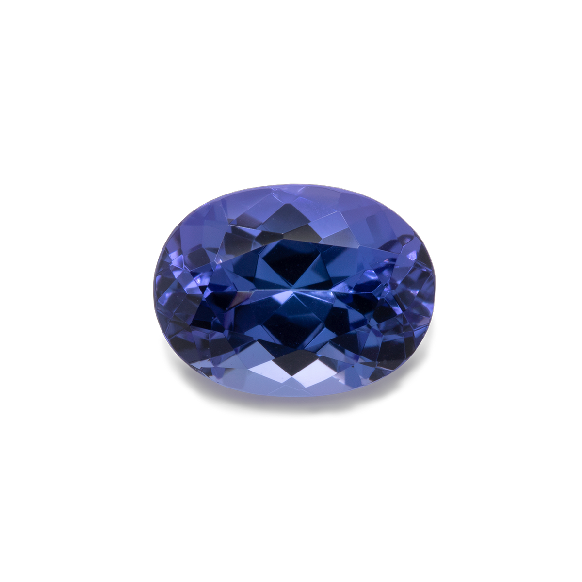 Tansanit - blau, oval, 8x6 mm, 1,47 ct, Nr. TZ13003