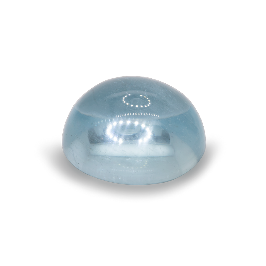 Aquamarin - A, oval, 12x10,1 mm, 5,98 ct, Nr. A62001