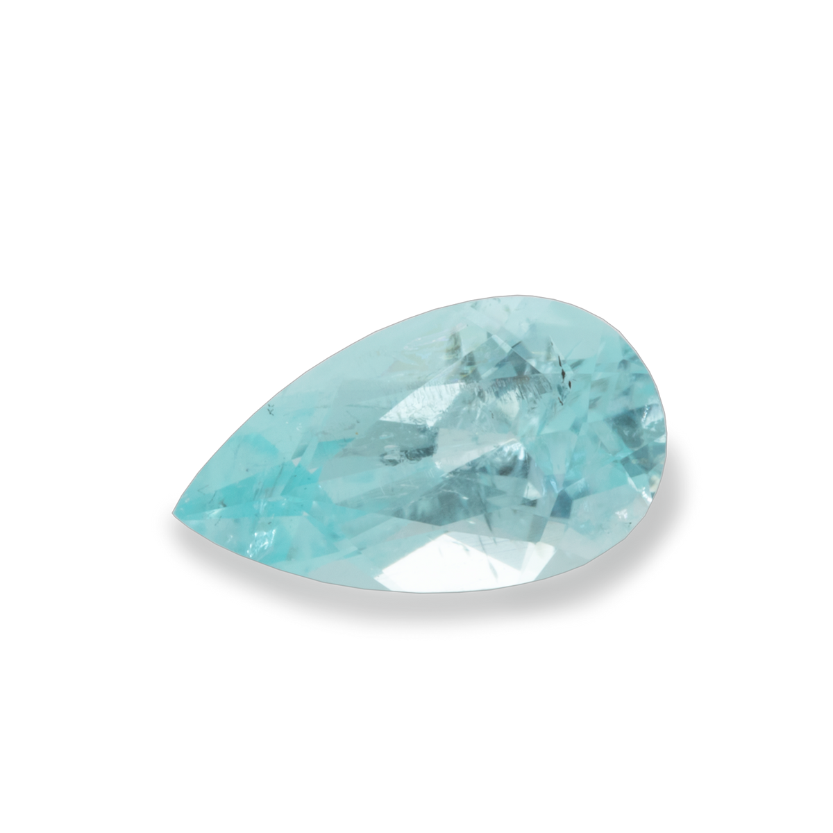 Paraiba Turmalin - blau/grün, birnform, 7x4 mm, 0,48 ct, Nr. PT17001