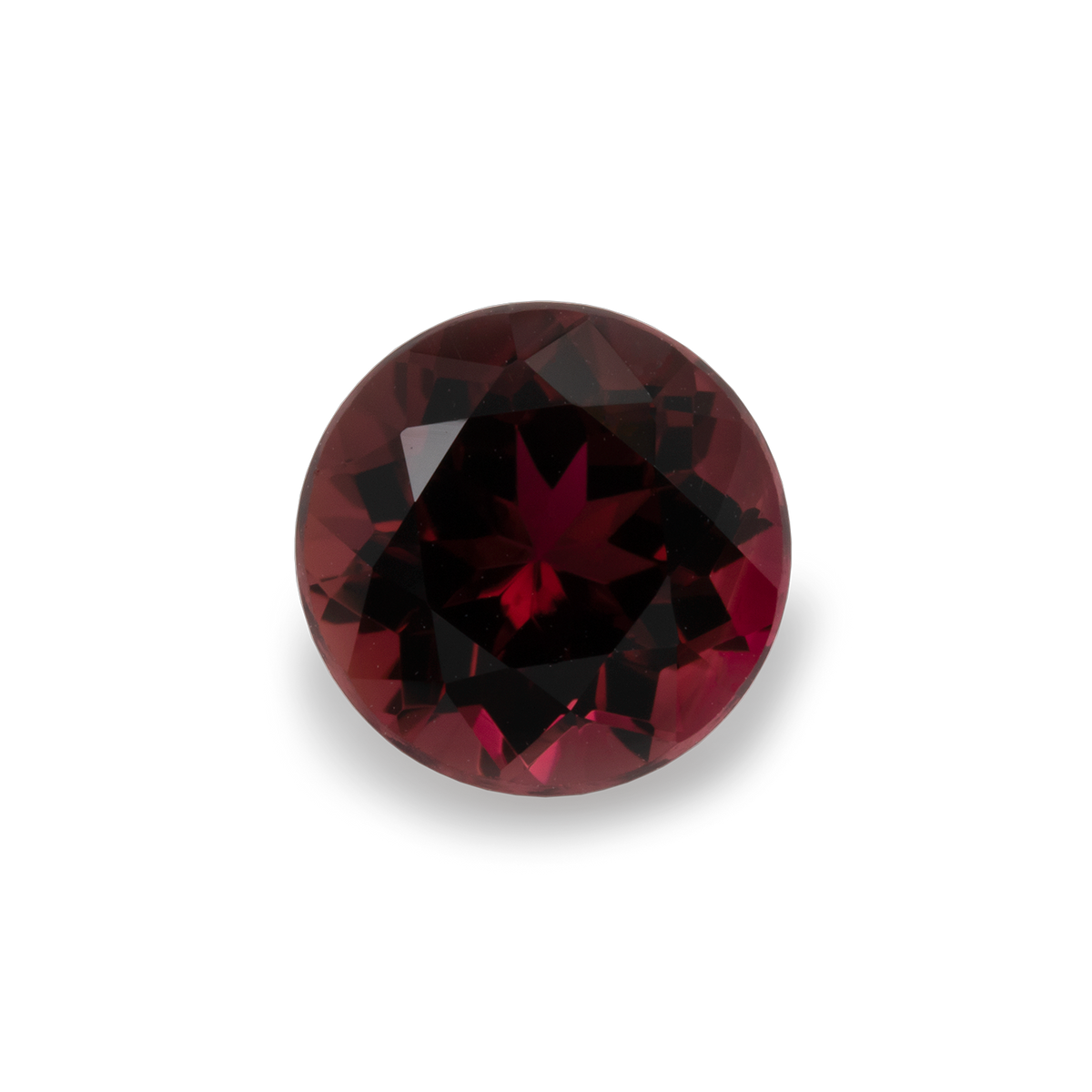 Tourmaline - red, round, 8x8 mm, 2.05 ct, No. TR63001