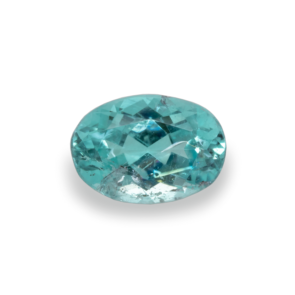 Paraiba Tourmaline - blue/green, oval, 6x4.1 mm, 0.45 ct, No. PT14001