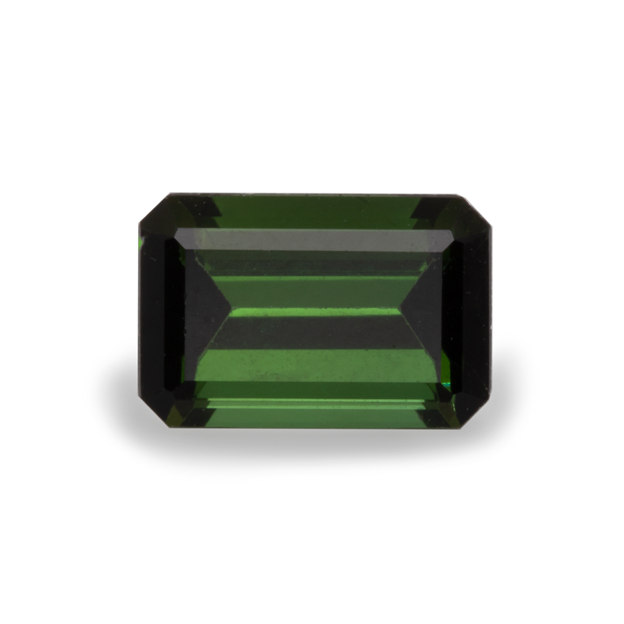 Tourmaline - green, octagon, 6x4 mm, 0.55-0.60 ct, No. TR77001