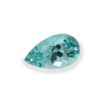 Paraiba Tourmaline - blue/green, pear, 8x4.7 mm, 0.81 ct, No. PT80001