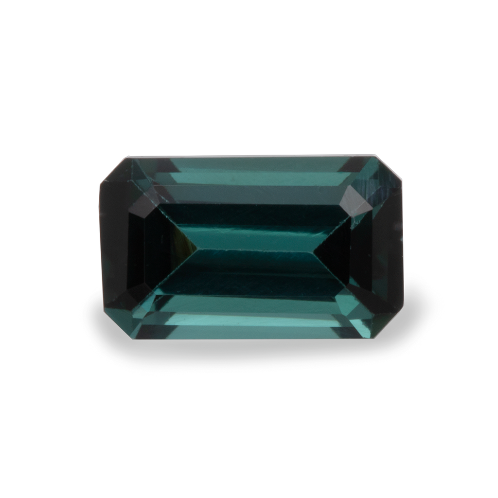 Tourmaline - blue/green, octagon, 5x3 mm, 0.29-0.33 ct, No. TR76001
