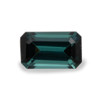 Tourmaline - blue/green, octagon, 5x3 mm, 0.29-0.33 ct, No. TR76001