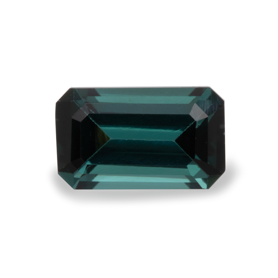 Tourmaline - blue/green, octagon, 5x3 mm, 0.29-0.33 ct, No. TR76001