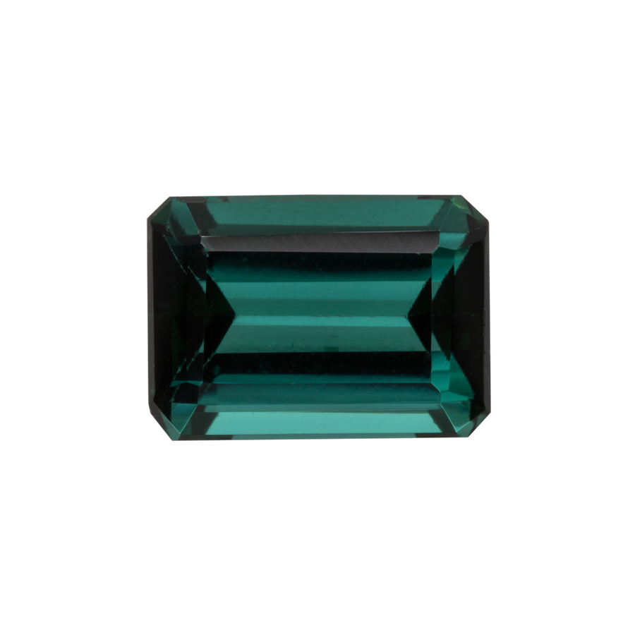 Tourmaline - blue/green, octagon, 7x5 mm, 0.91 - 1.01 ct, No. TR72001