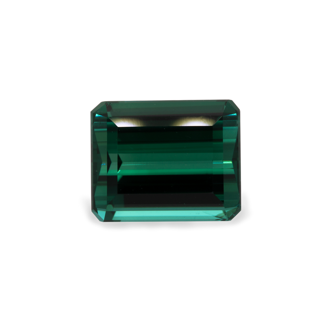 Tourmaline - green, octagon, 10x8 mm, 3.39 ct, No. TR91001