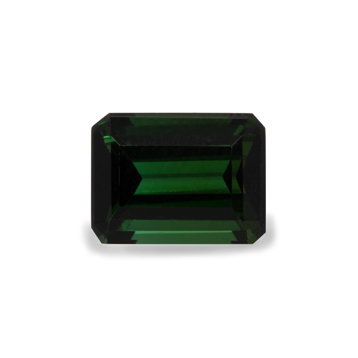 Tourmaline - green, octagon, 8x6 mm, 1.42 - 1.60 ct, No. TR87001