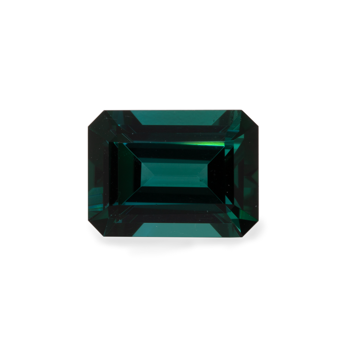 Tourmaline - blue/green, octagon, 8x6 mm, 1.50 - 1.62 ct, No. TR84001