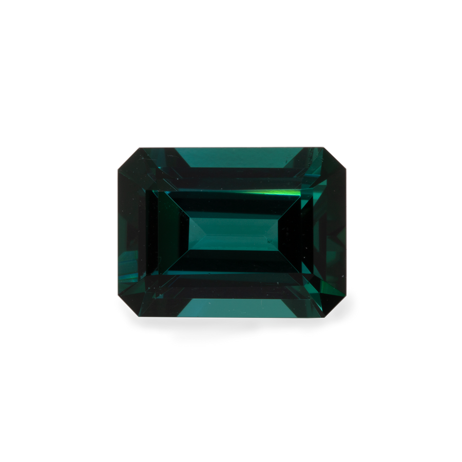 Tourmaline - blue/green, octagon, 8x6 mm, 1.50 - 1.62 ct, No. TR84001