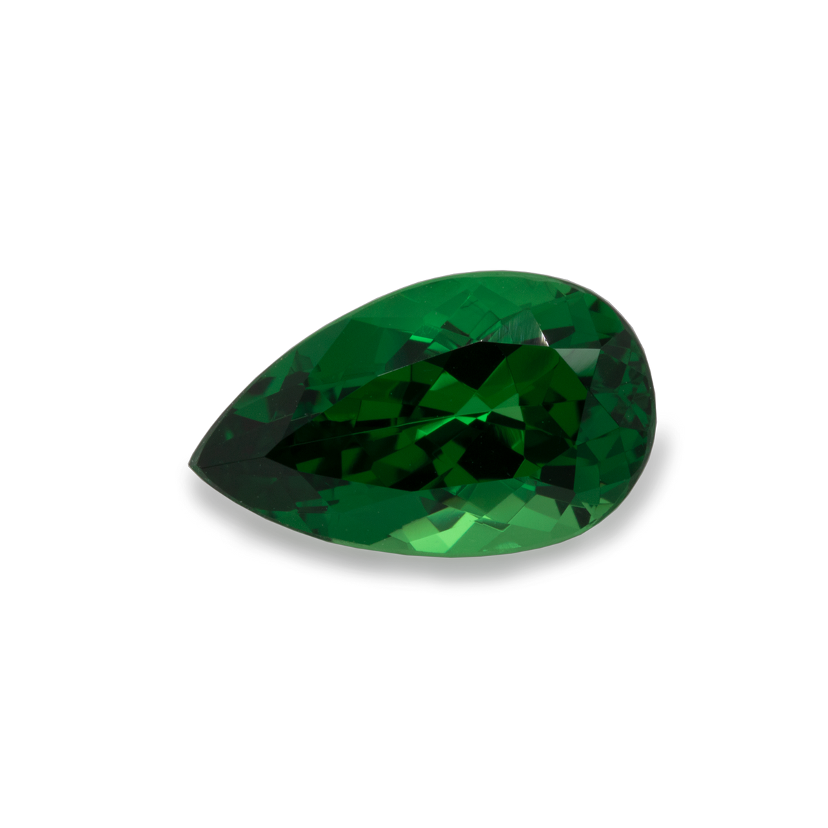 Tsavorite - green, pear, 11x7 mm, 2.72 ct, No. TS21001