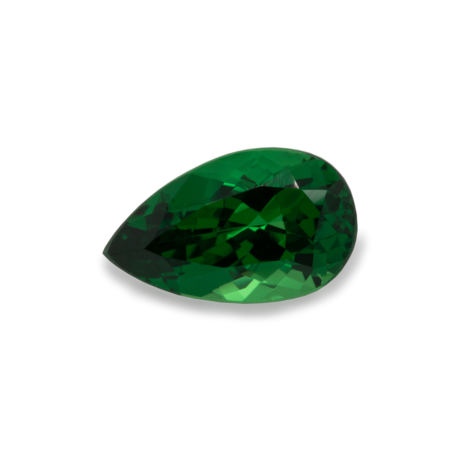 Tsavorit - grün, birnform, 11x7 mm, 2.72 ct, Nr. TS21001