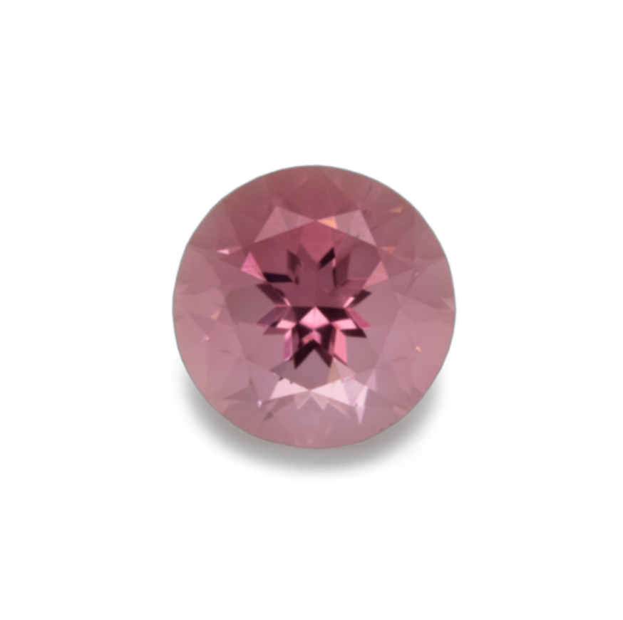 Tourmaline - light pink, round, 7x7 mm, 1.19 ct, No. TR80001