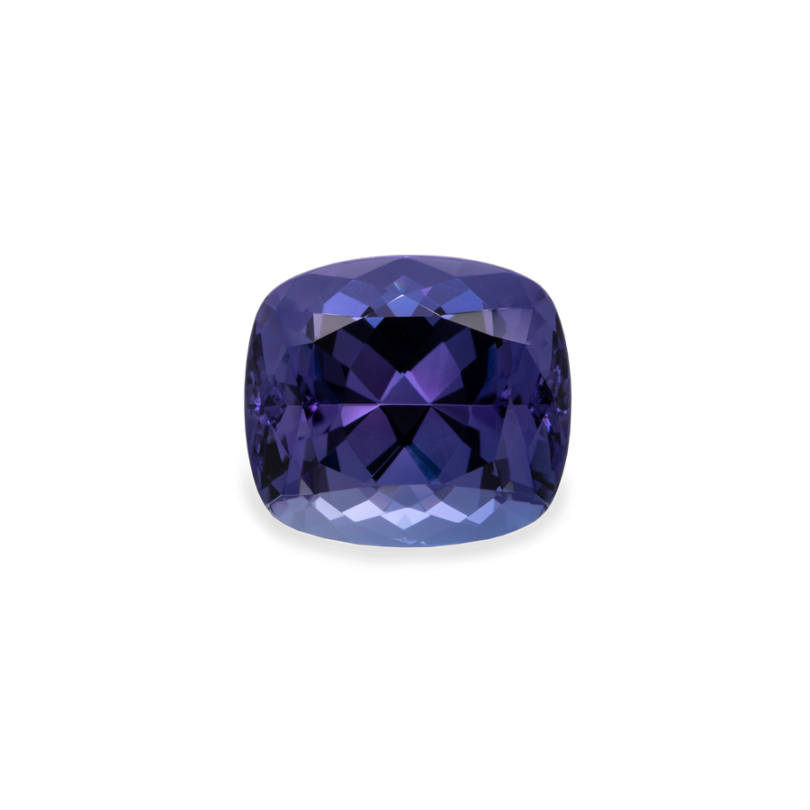Tansanit - blau, antik, 15,5x14 mm, 15,72 ct, Nr. TZ16002