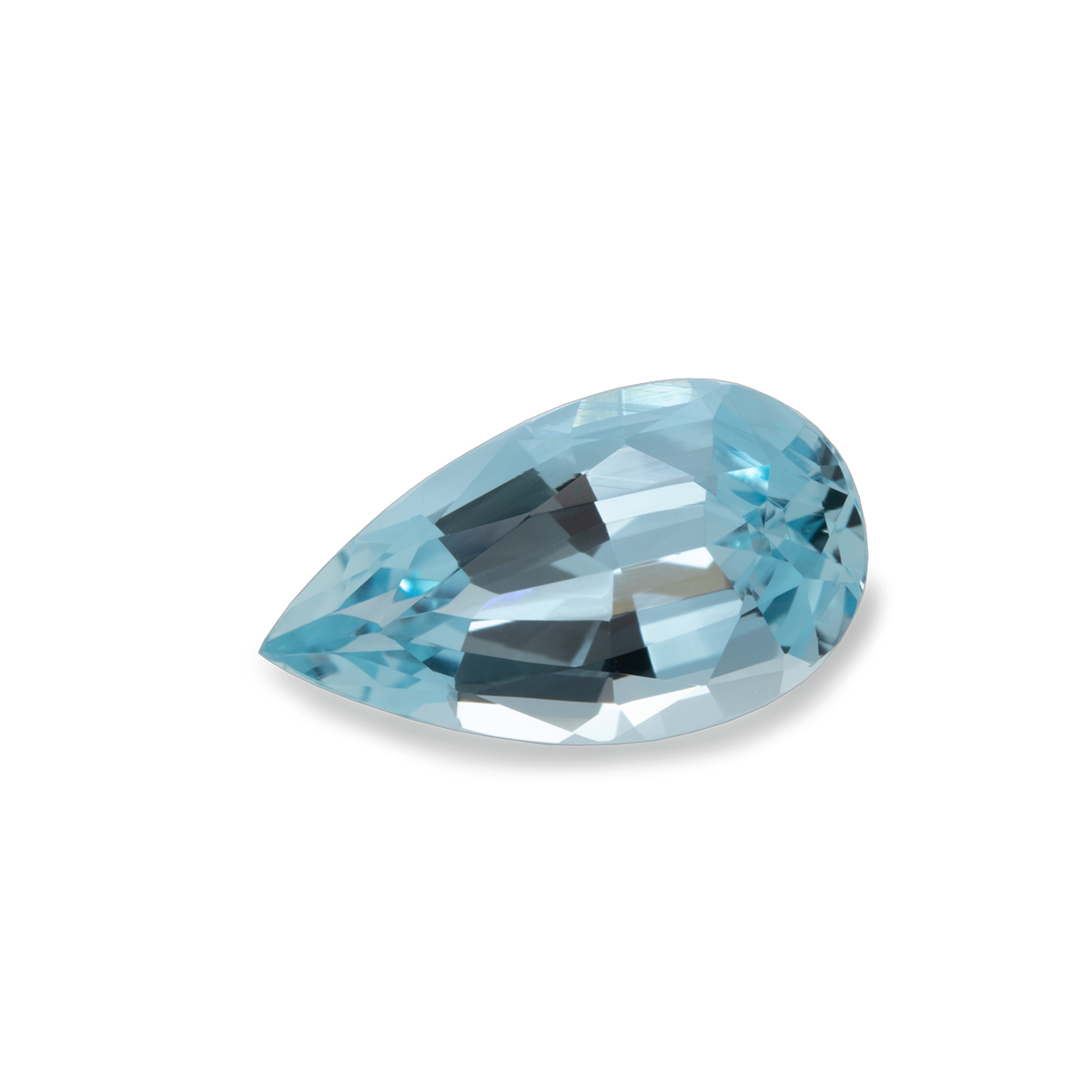 Aquamarin - A, birnform, 18x10 mm, 6,38 ct, Nr. A72001