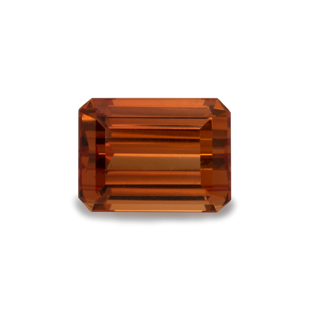Mandarin Granat - orange, achteck, 8x6 mm, 2,30-2,55 ct, Nr. MG15002