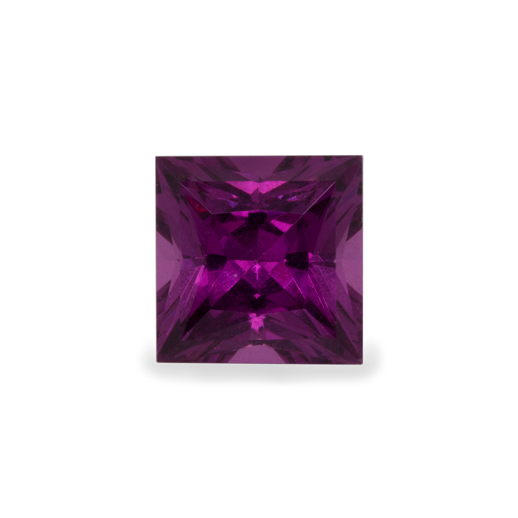 Royal Purple Garnet - purple, rectangle, 5x5 mm, 0.77-0.83 ct, No. RP33001