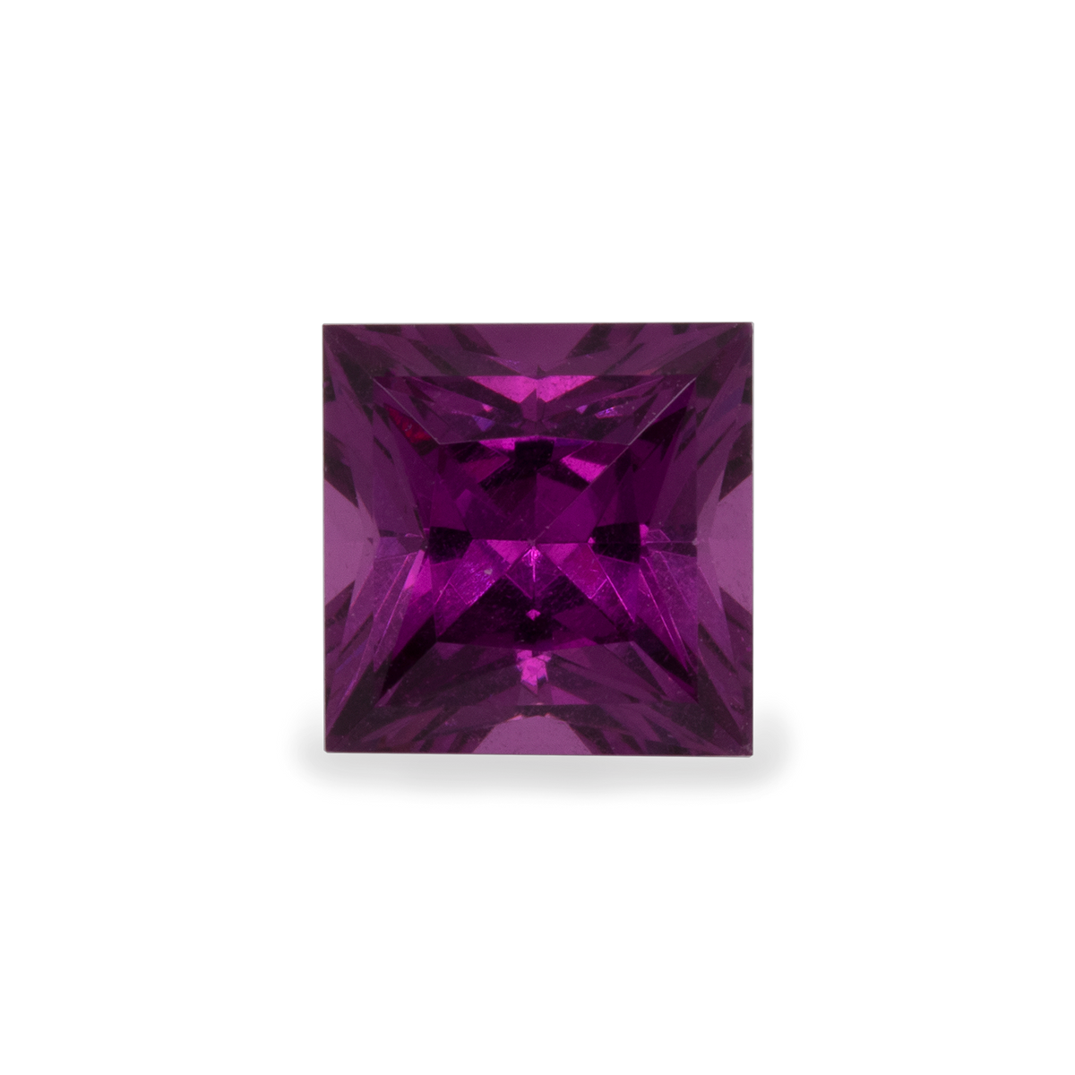 Royal Purple Garnet - purple, rectangle, 5x5 mm, 0.77-0.83 ct, No. RP33001