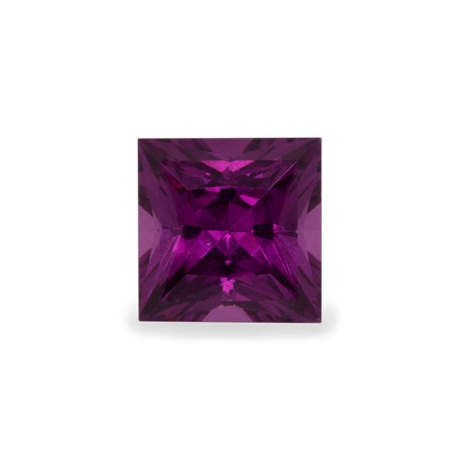Royal Purple Garnet - purple, rectangle, 5x5 mm, 0.77-0.83 ct, No. RP33001