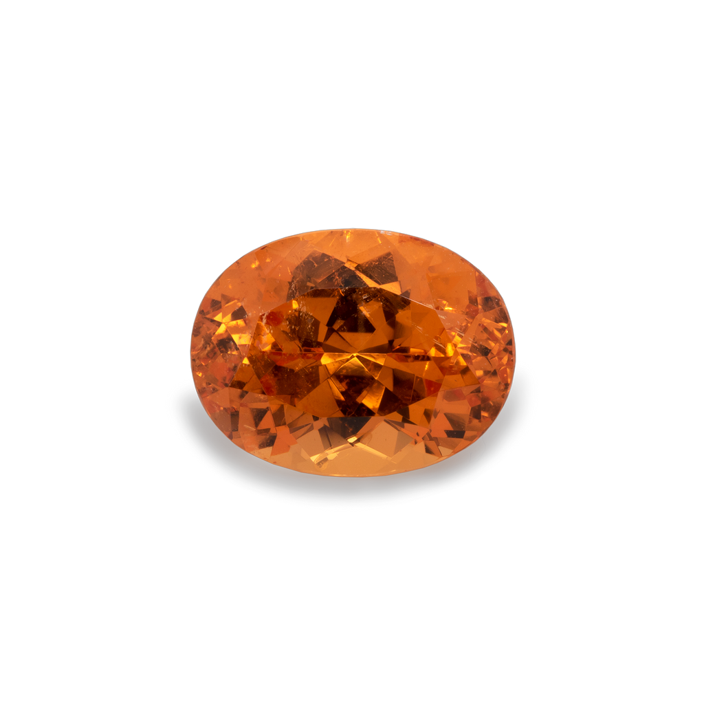 Mandarin Granat - orange, oval, 11.6x8.8 mm, 5.52 ct, Nr. MG17003