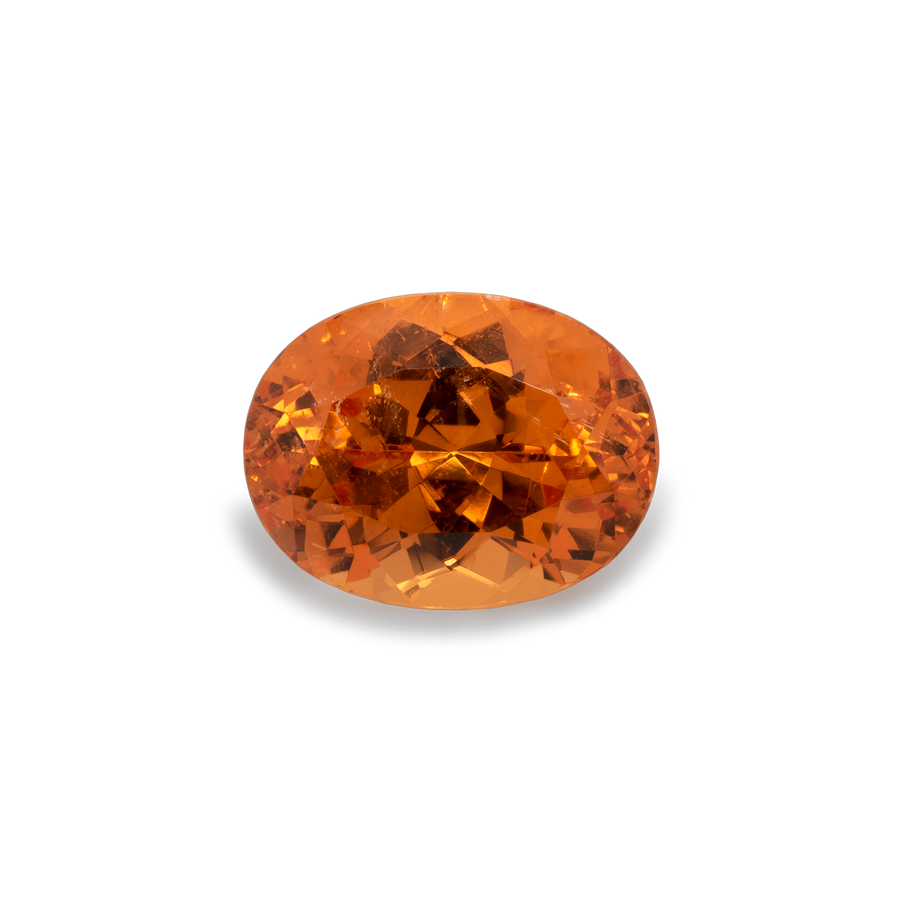 Mandarin Granat - orange, oval, 11.6x8.8 mm, 5.52 ct, Nr. MG17003