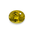 Tourmaline - yellow, oval, 11.5x9.5mm, 4.38 ct, No. TR10401
