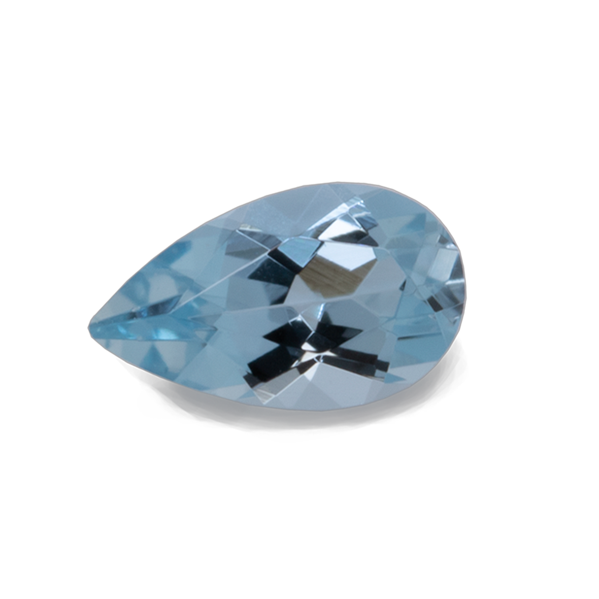 Aquamarin - AA, birnform, 5x3 mm, 0,14-0,18 ct, Nr. A19002
