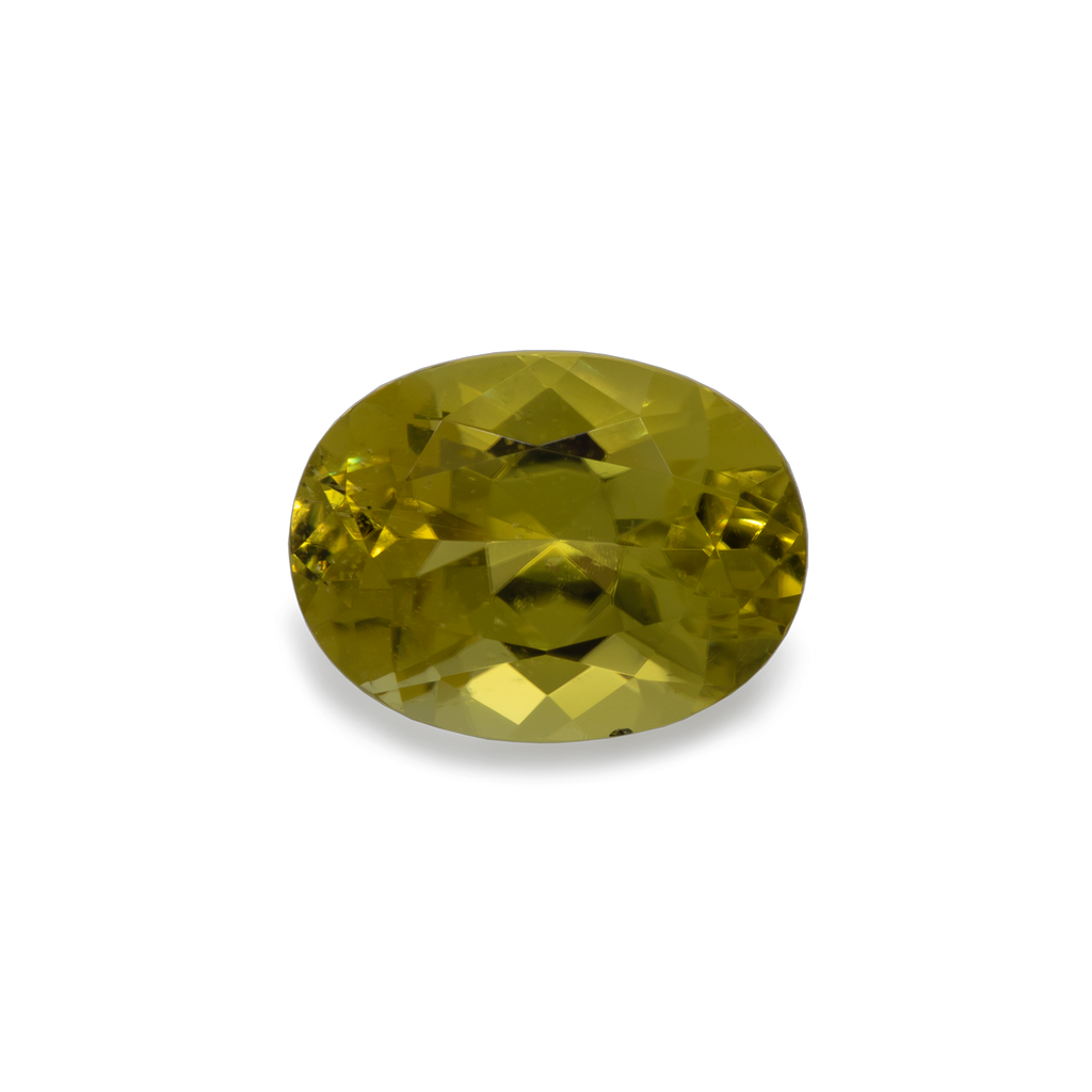 Turmalin - gelb, oval, 9.5x7.5 mm, 2.31 ct, Nr. TR10301